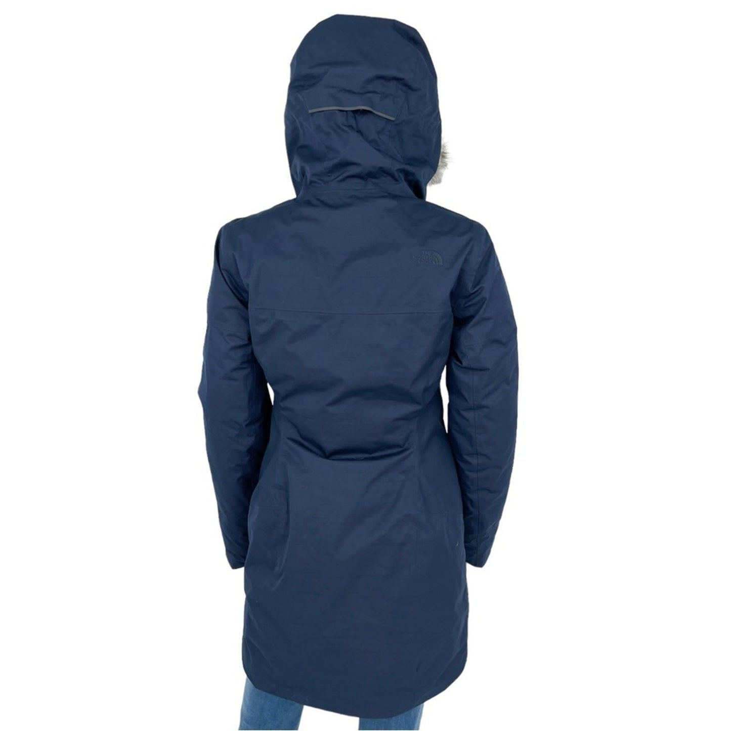 The North Face Women Far Northern Hooded Faux-Fur-Trim Parka Jacket Small