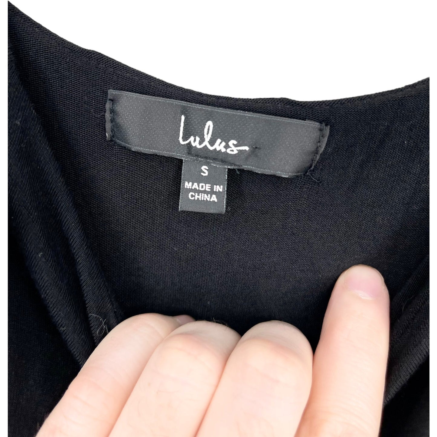 Lulus Women's Black Spaghetti Strap Watch the Sunset Black Midi Dress Small