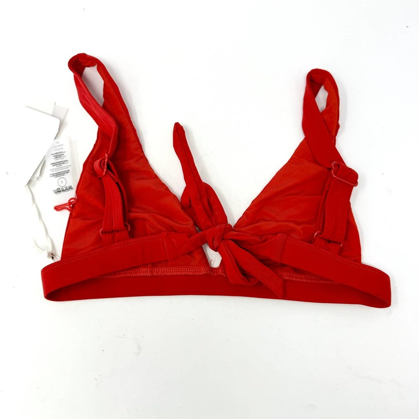 Good American Women Bright Poppy Sexy Boost Bikini Bra Top Size XS NWT