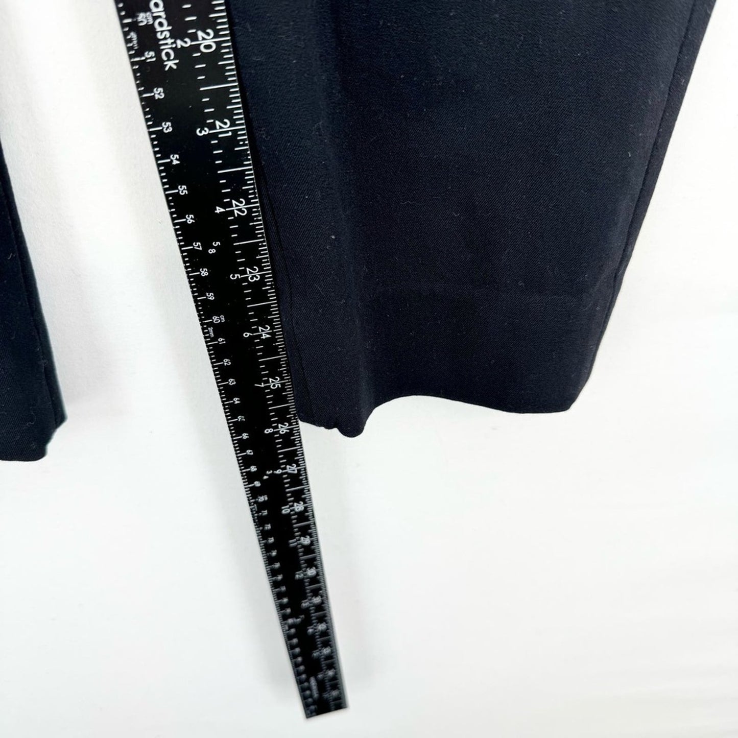 Everlane Women High Waisted Ankle Cropped Trouser Black Pants Size 6