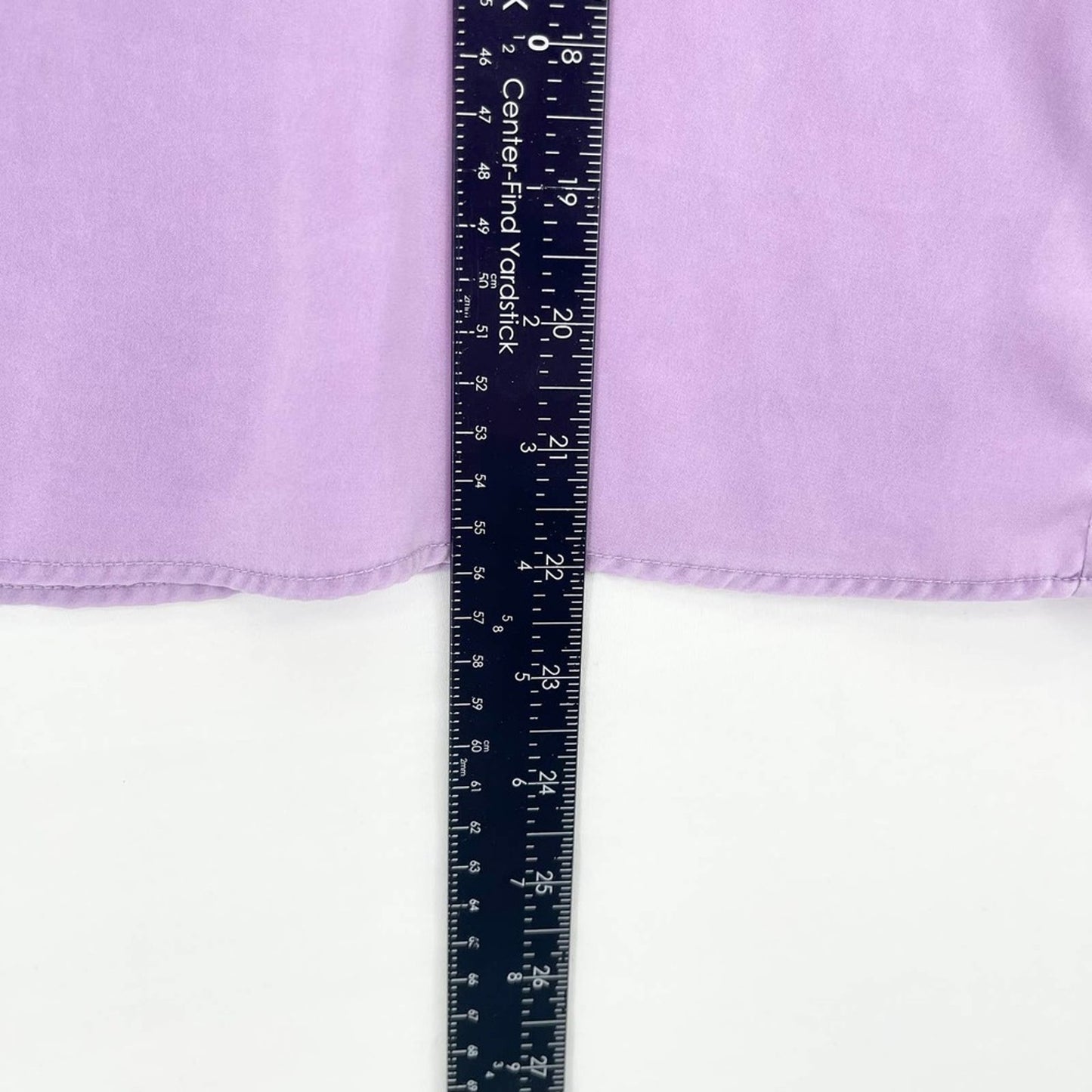 Zara Women Purple Ruffle Sleeve Cropped Summer Polyester Blouse Size Small