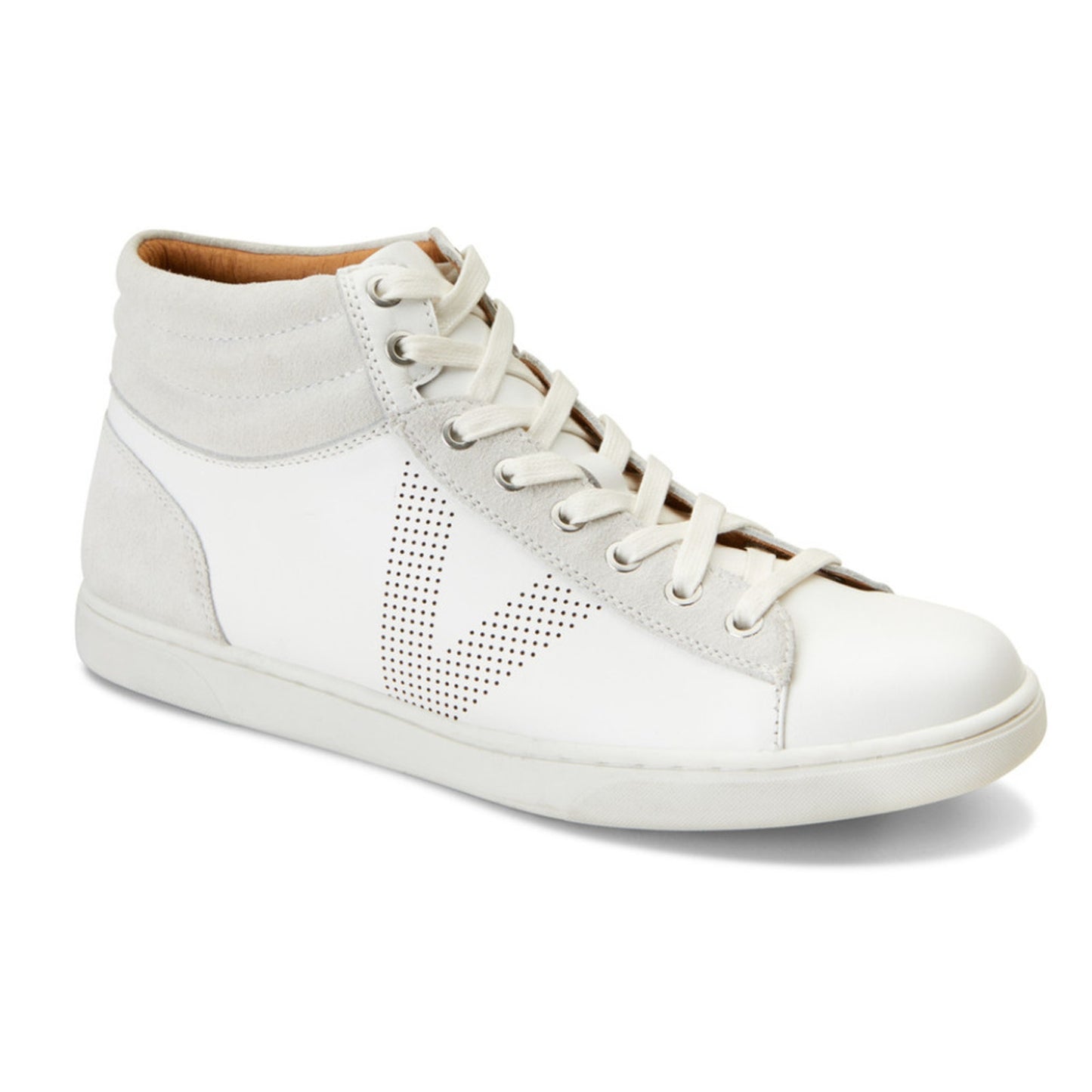 Vionic Mott Malcom Men's White High Top Comfort Lace Up Sneaker Size 12