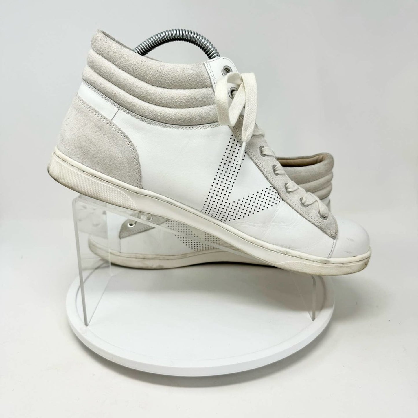Vionic Mott Malcom Men's White High Top Comfort Lace Up Sneaker Size 12