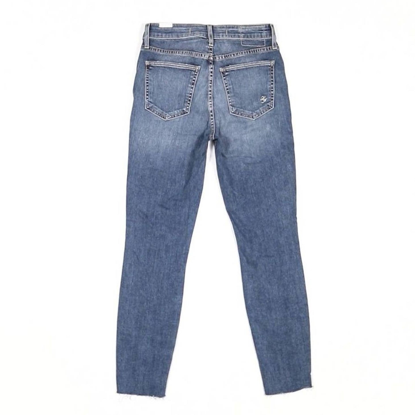 Lovers and Friends Mason High-Rise Skinny Jean Naples Distressed Blue Denim 25