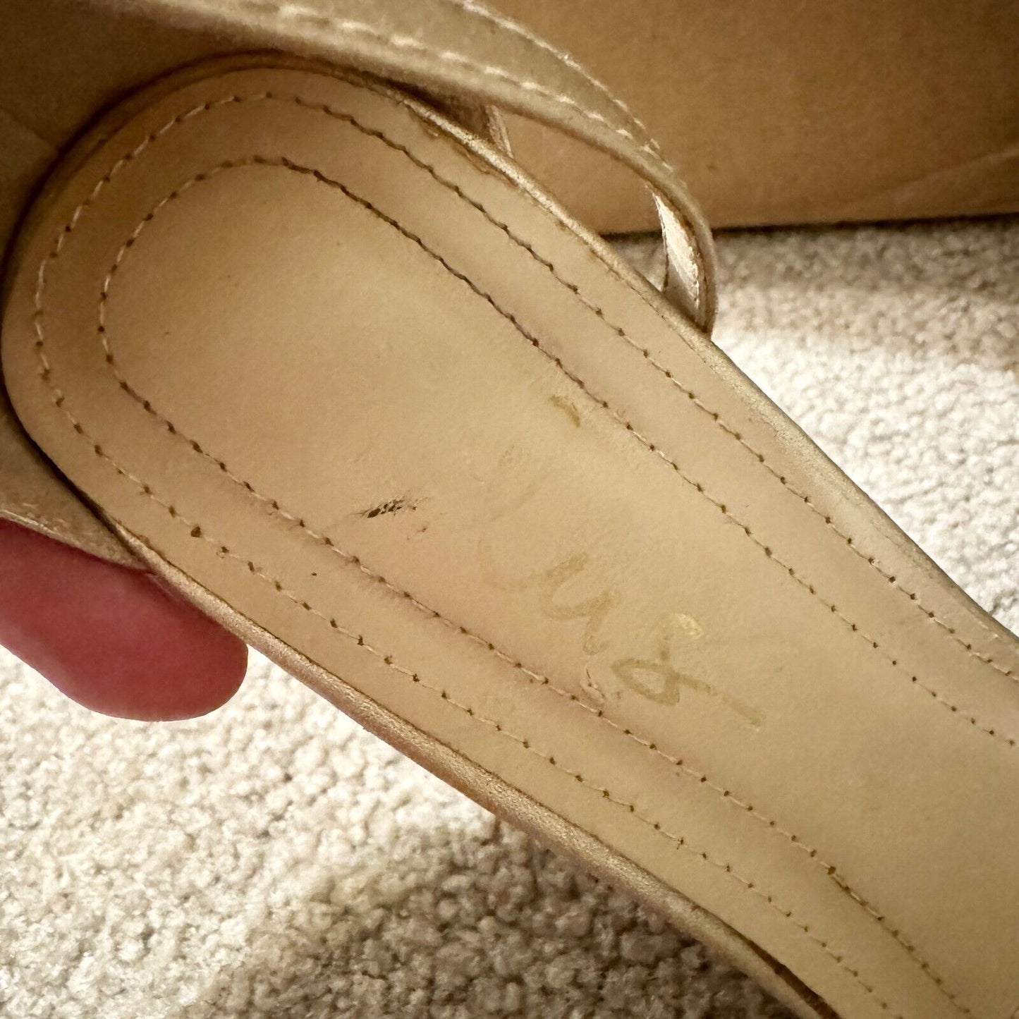 Lulus Women Size 6 Ankle Belted Taylor Natural Suede Ankle Strap Heels Open Toe