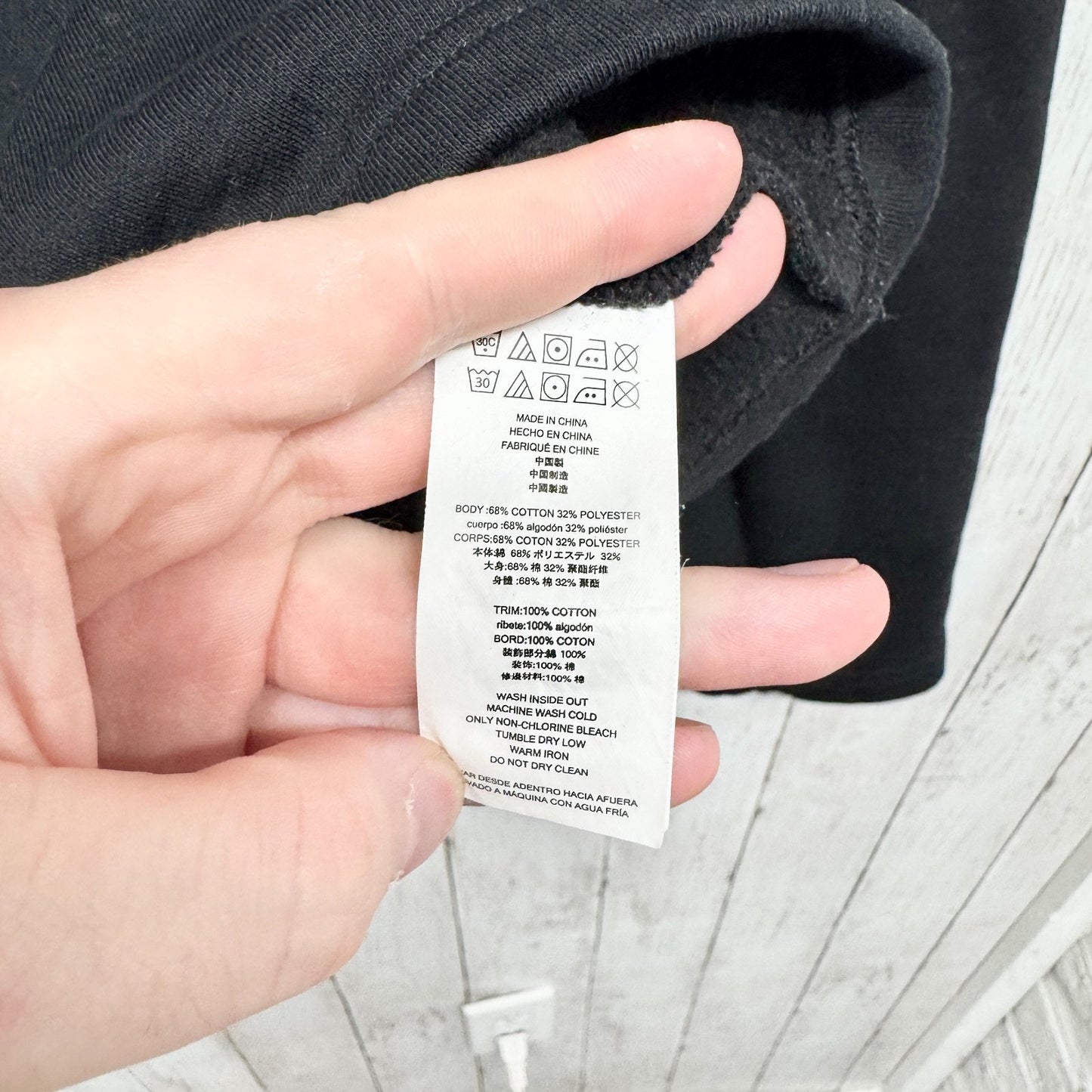 Michael Kors Sweater Men Size Medium Black Mock Neck Quarter Zip Long Sleeve