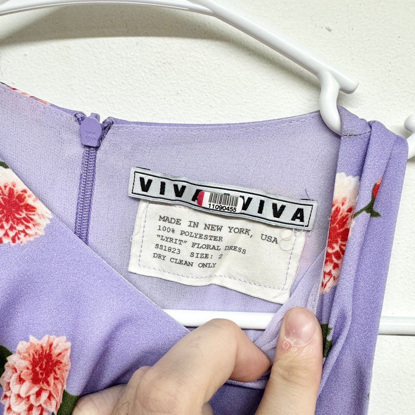 Viva Aviva Women Floral Lavender Lyrit Maxi Dress Size 2 Rent the Runway EUC