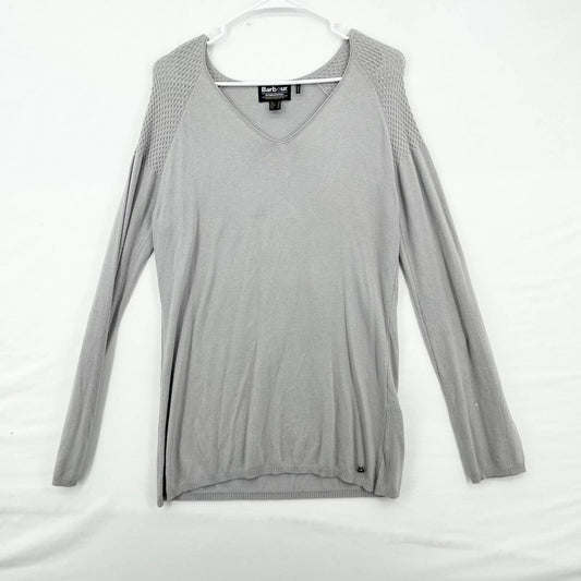 Barbour Merino Wool Long Sleeve Comfort Knit Light Sweater Size 10