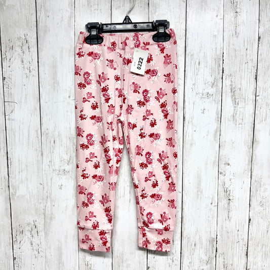 Hill House Pants Kids Size 2Y The Tiny PJ Pants Love Letters Valentine Pink NWOT