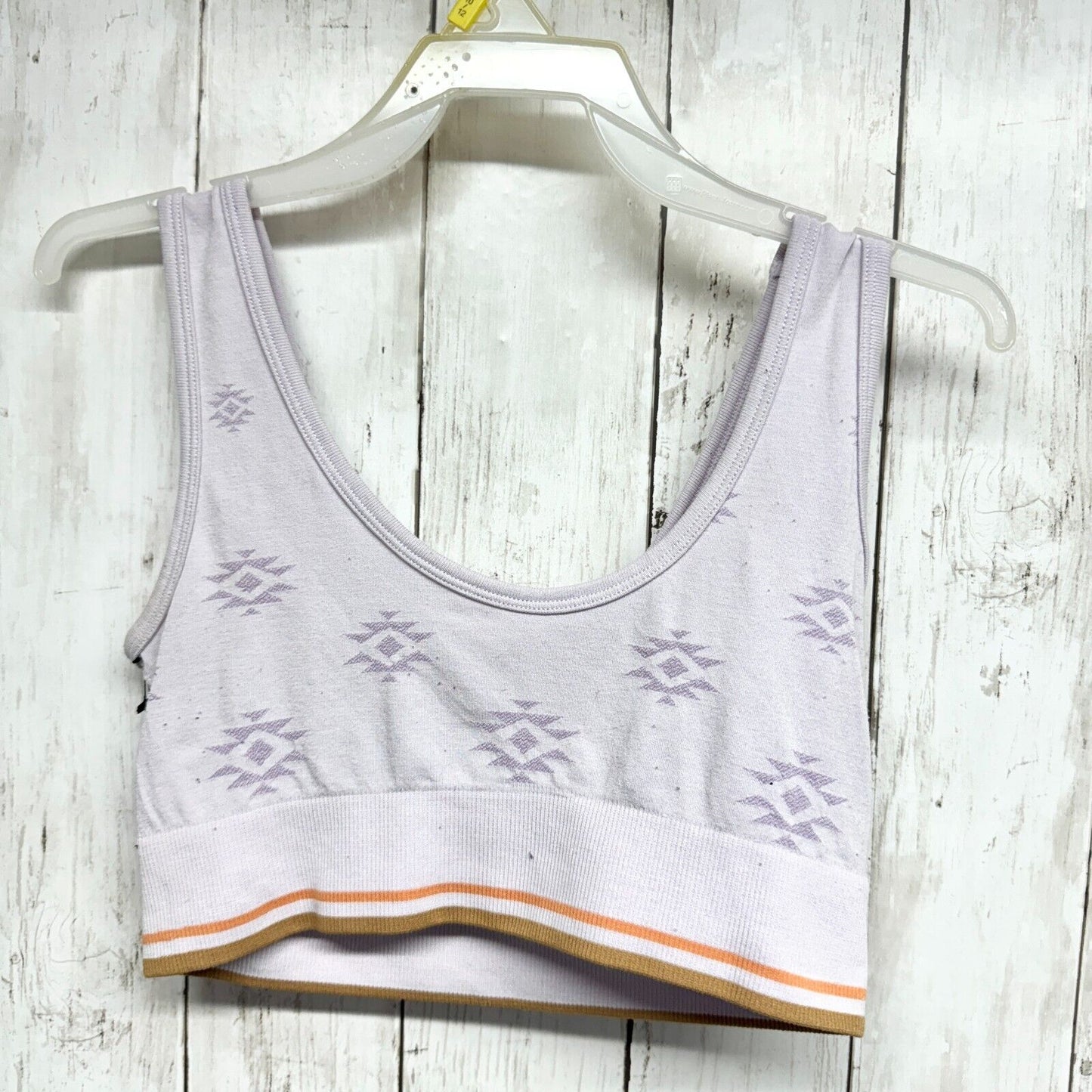 Offline by Arie Sports Bra Women Size S Purple Sports Bra Casual Cotton Tribal