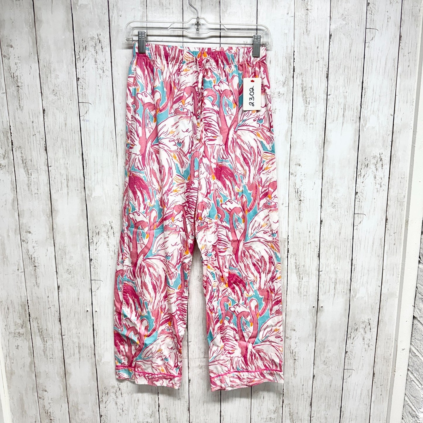 Lilly Pulitzer X Pottery Barn Teen Pants Junior Size Small Colony Loose Fit PJ