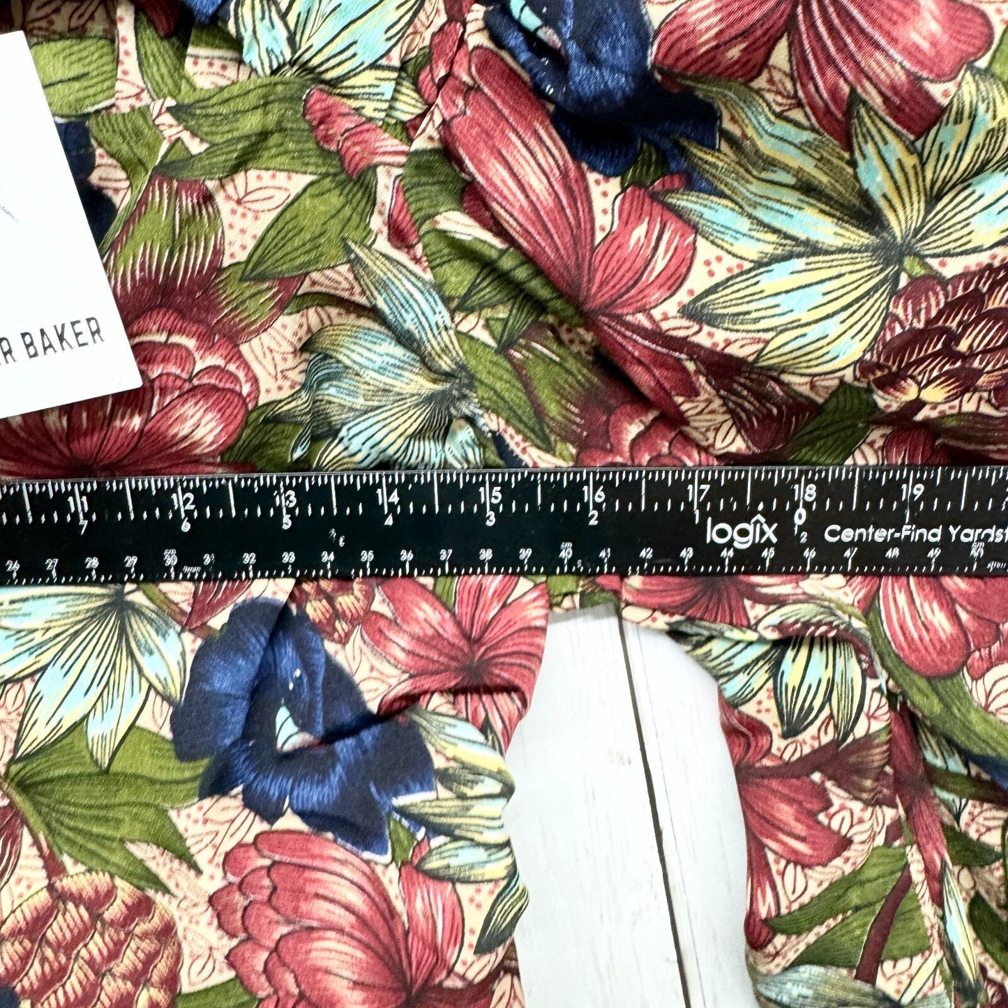 Walter Baker Dress Women Size 4 Royal Garden Verlee Mini Sheath Royal Red Blue