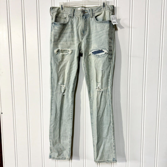 PACSON Jeans Men Size 30X30 Stacked Skinny Distressed Light Acid Washed NEW