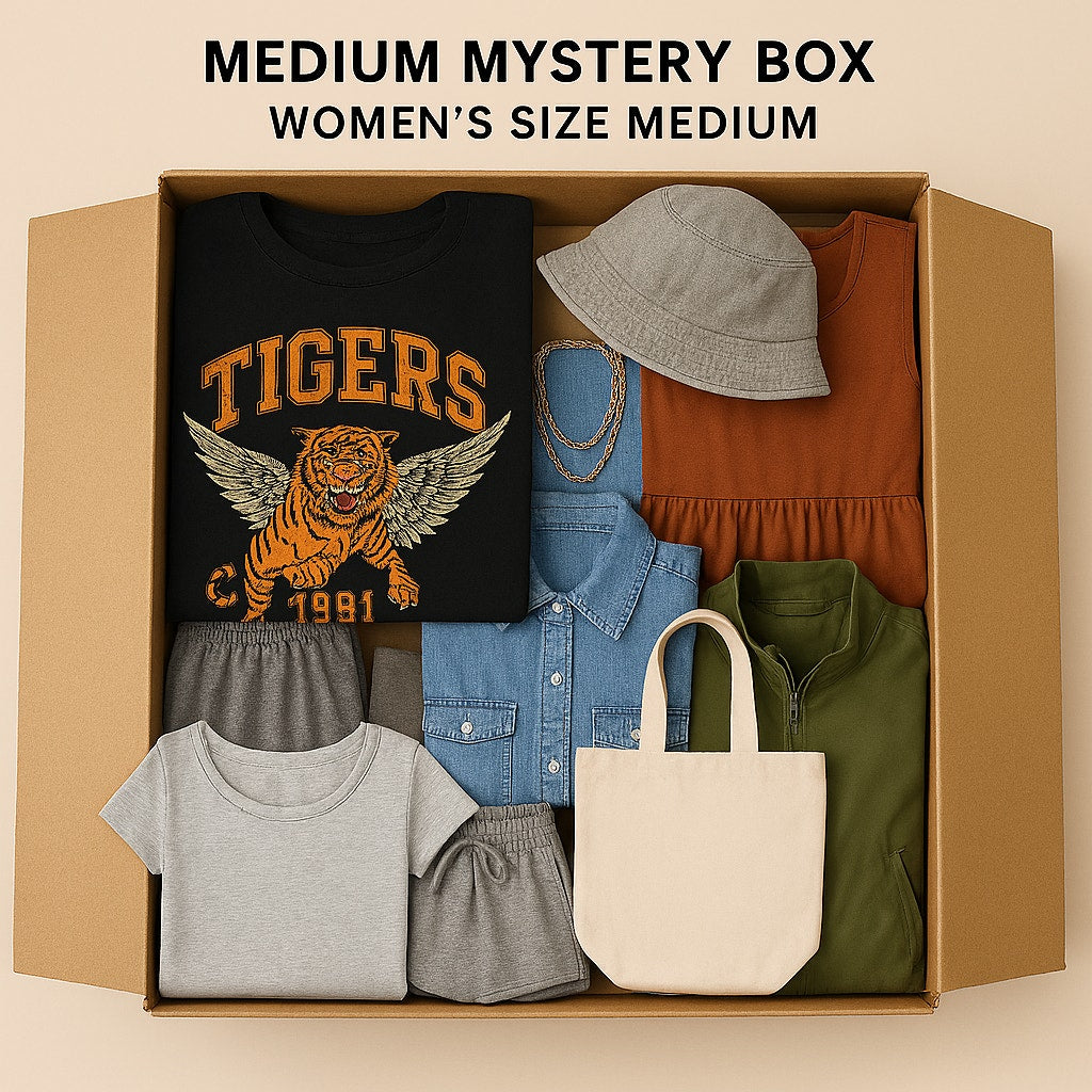 Reseller Filler Inventory Pre Owned Women Medium Mystery Box– Approx. 5 lbs