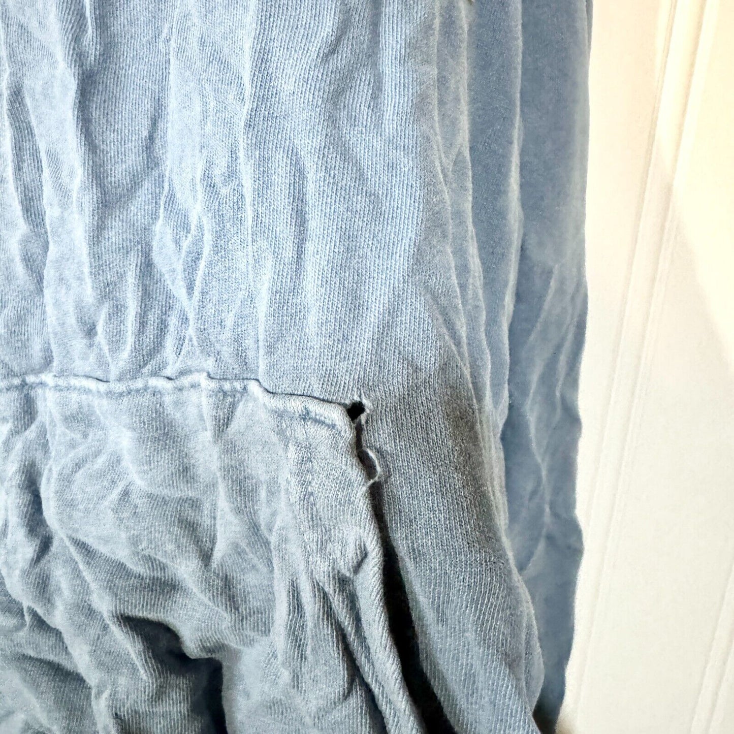 The North Face Blue Long Sleeve Pocketed Hooded Sweater Size Medium