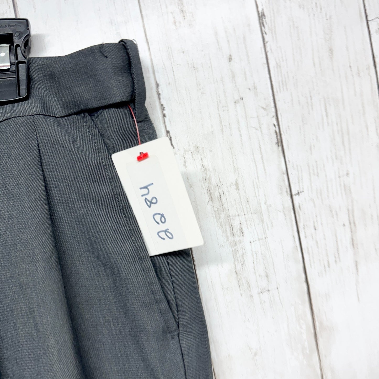 Savane Pants Men Size 36 X 30 Pleated Button Over Cuffed Dress Trousers Pockets