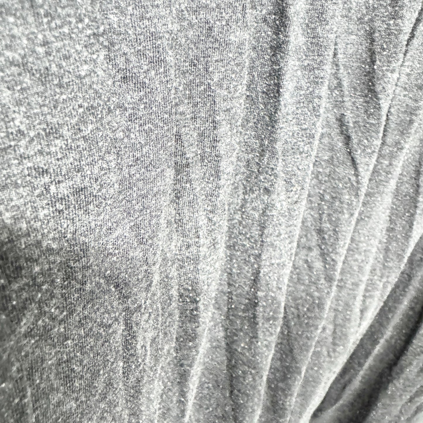 Prana Dress Women Size Small Gray Jersey V-Neck Sleeveless Shirred Waist Mini