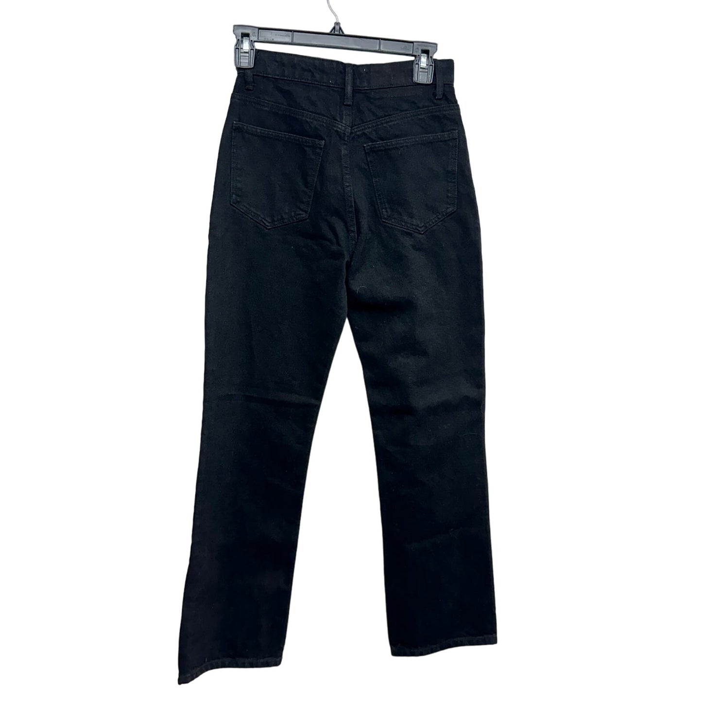 Zara Women Wide Leg High Waisted Black Jeans Size 2