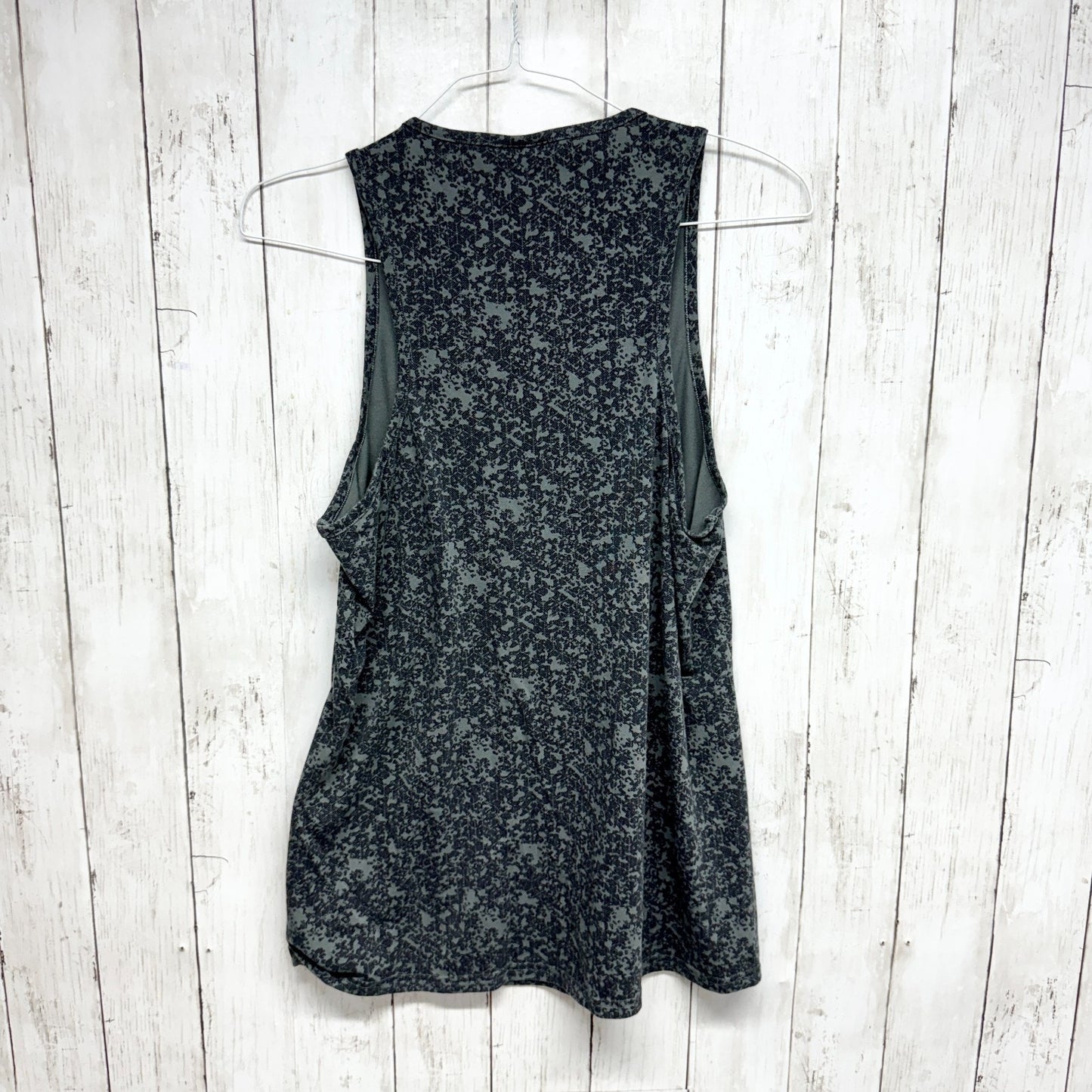 Gymshark Dress Women Size Medium Black Gray Camo Print Seamless Sleeveless Mini