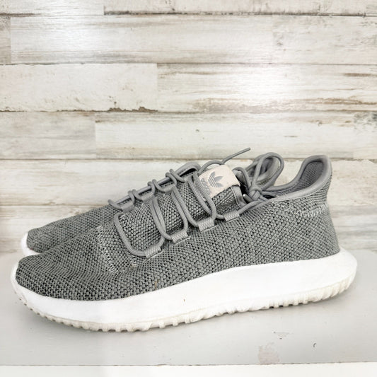 Adidas Men Size 8.5 Tubular Shadow Gray Running Sneakers Athletic Casual
