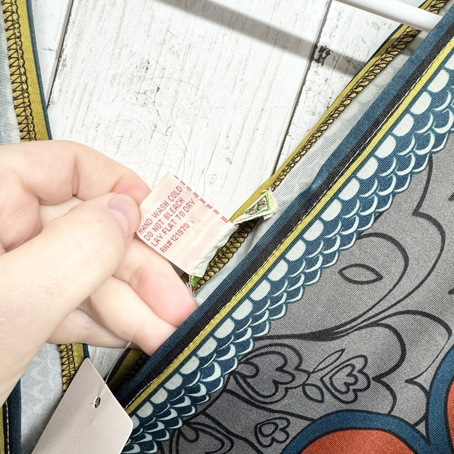 Flying Tomato Dress Women Size Small Multi Pattern V-Neck Cape Short Sleeve Mini