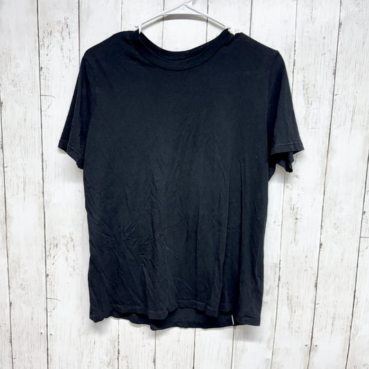 Cheap Monday Top Men Size Small Black Runner Top Short Sleeve Tee Shirt Athletic