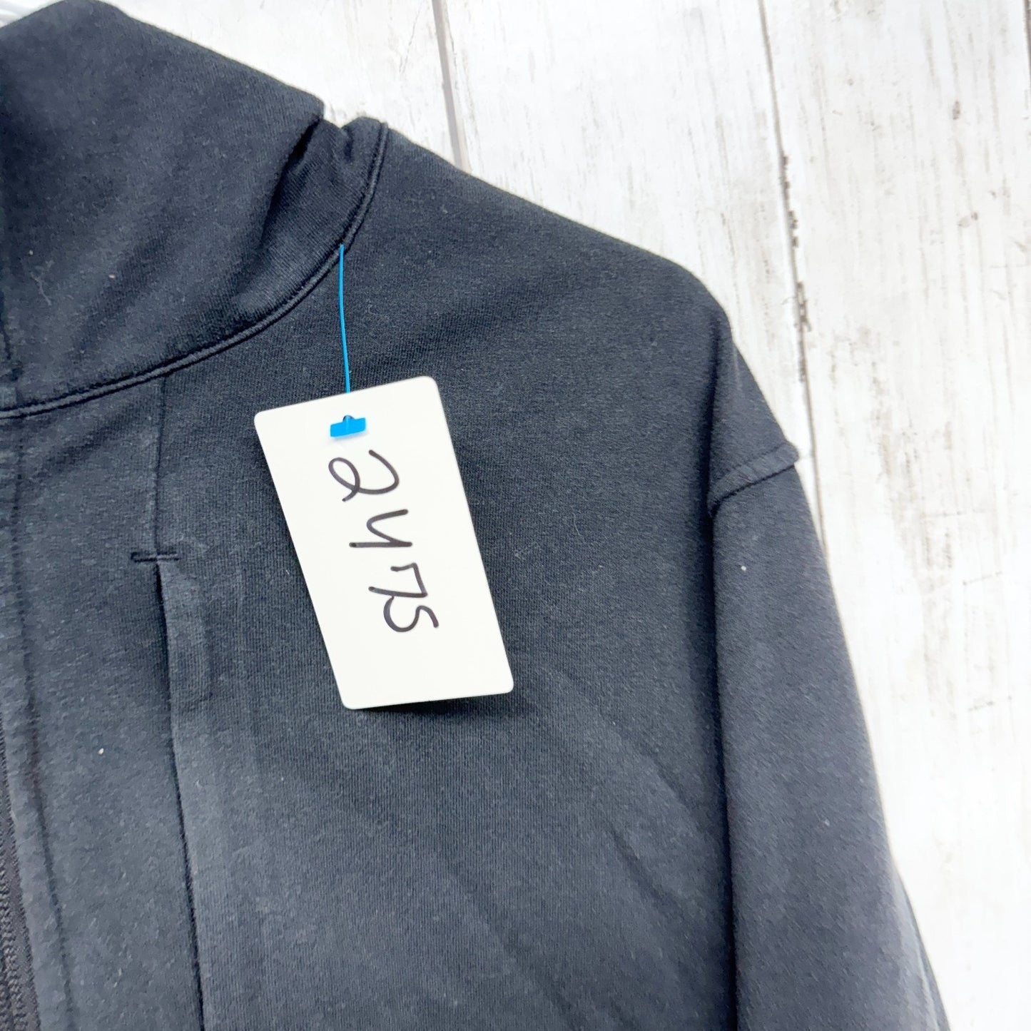 Lululemon Jacket Women 39" Chest Black Collared Full Zip Long Sleeve Athletic M