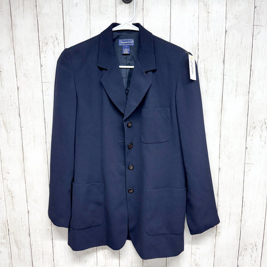 Vtg Charter Club Jacket Women Size 4 Navy Collared 4-Button 3-Pocket Sport Coat