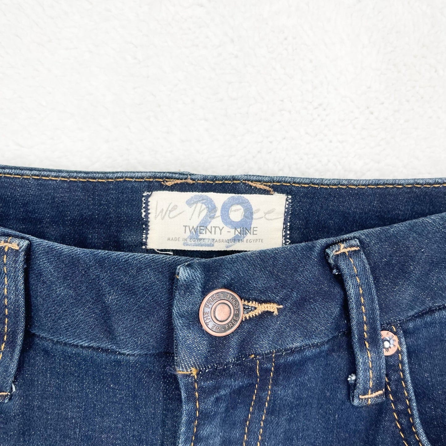 We The Free Women's Size 29 High Rise Skinny Blue Jeans