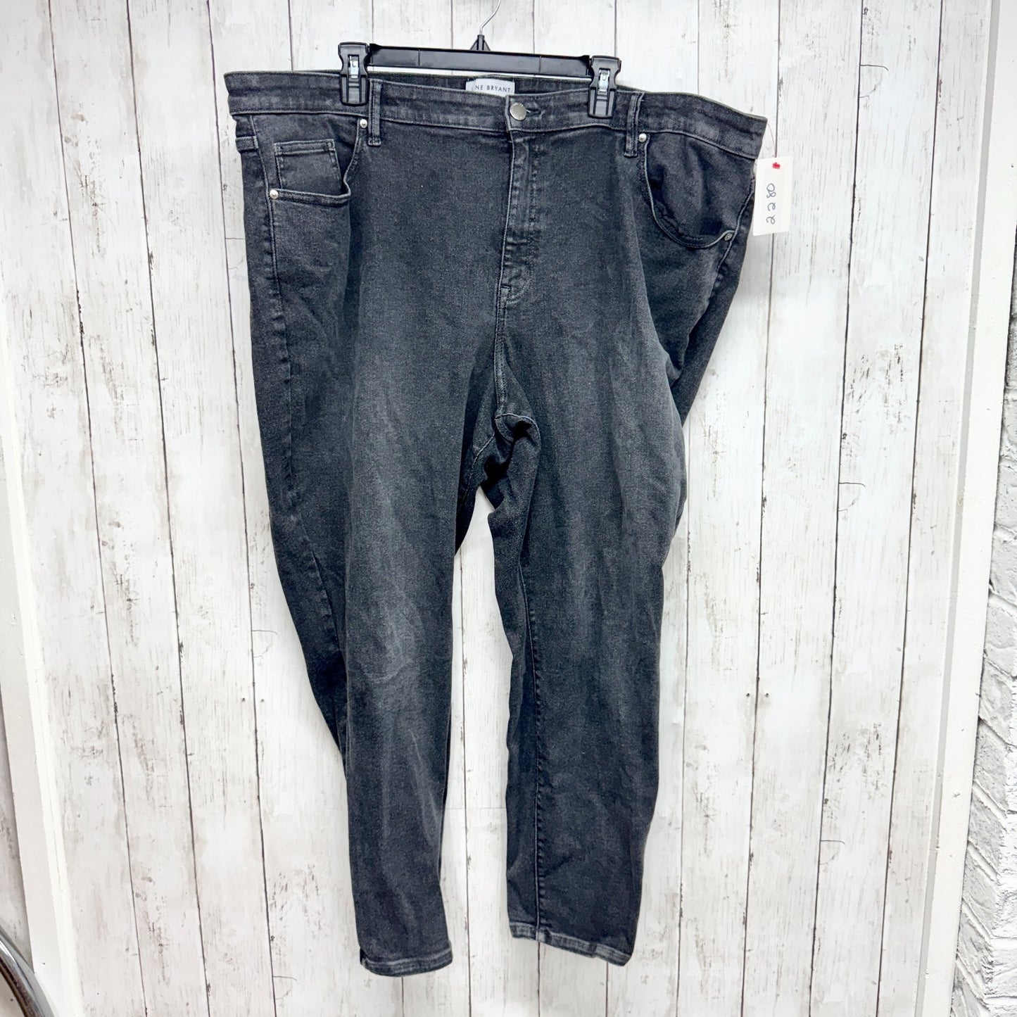 Lane Bryant Pants Women Size 28 Black Acid High Rise Skinny Jeans Casual Grunge