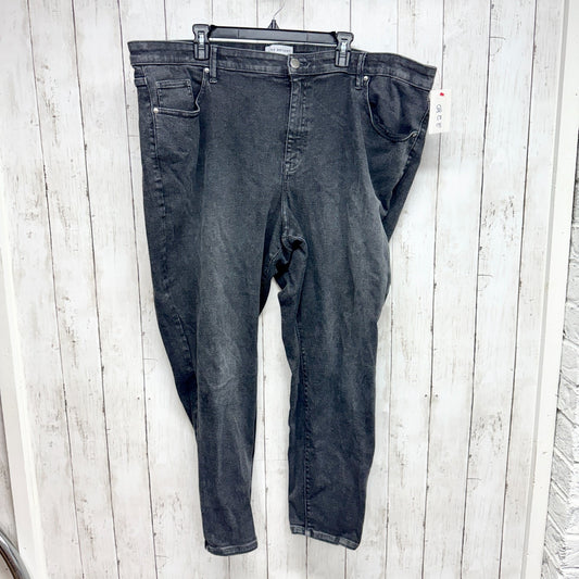 Lane Bryant Pants Women Size 28 Black Acid High Rise Skinny Jeans Casual Grunge