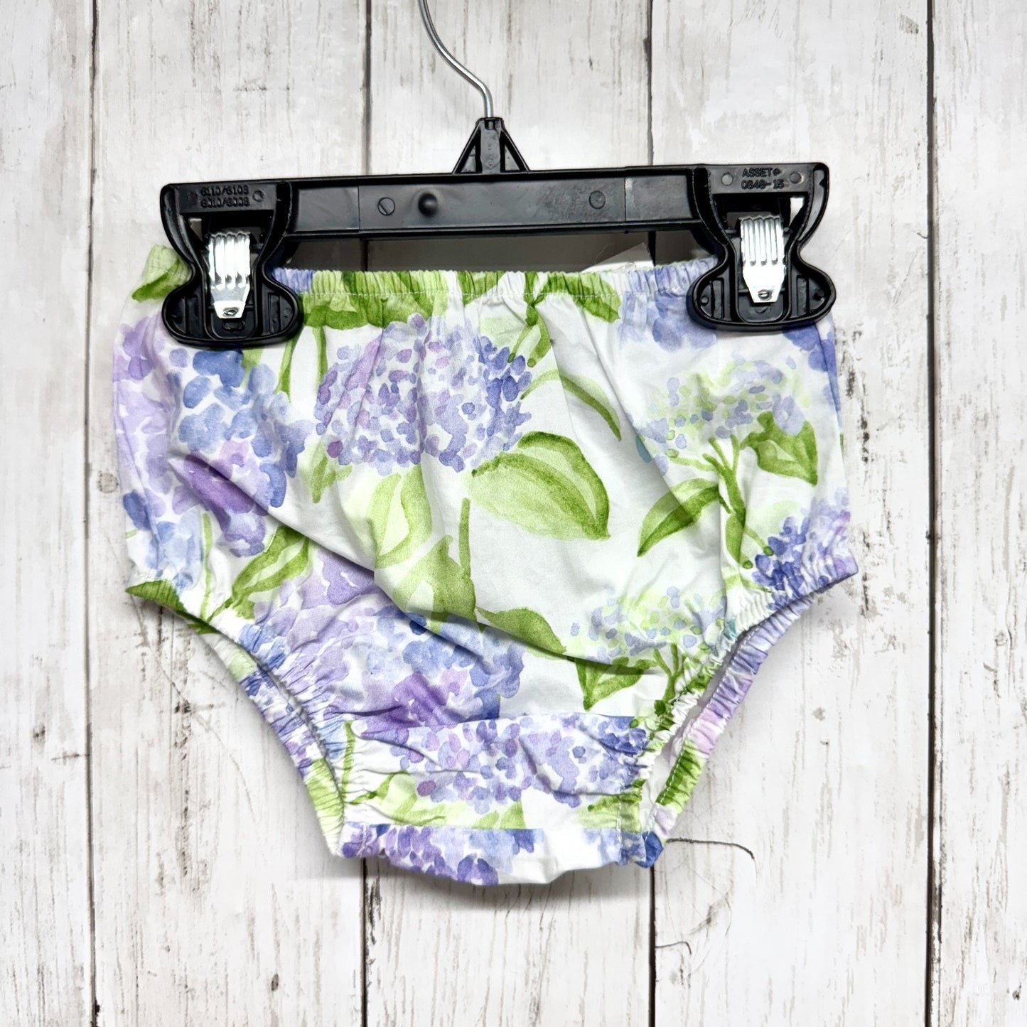 Hill House Bloomer Baby One Size Nap Bloomer Blue Hydrangea Cotton Purple NWOT