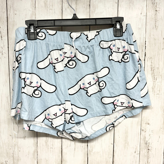 Hello Kitty And Friends Shorts Women Size Medium Light Blue Printed Lounge Comfy