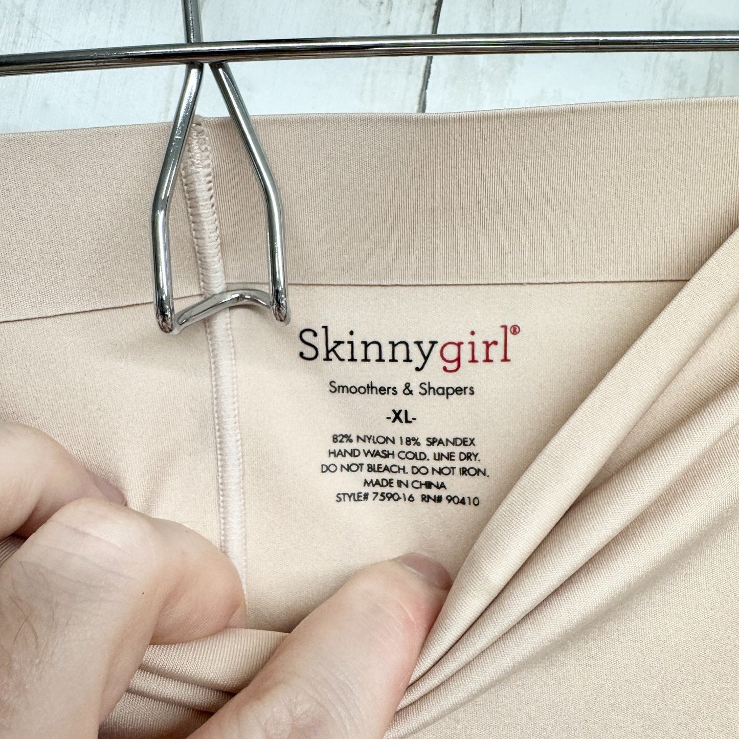 Skinny Girl Smoothers & Shapers Women Size XL Tan Seamless Shapewear Briefs
