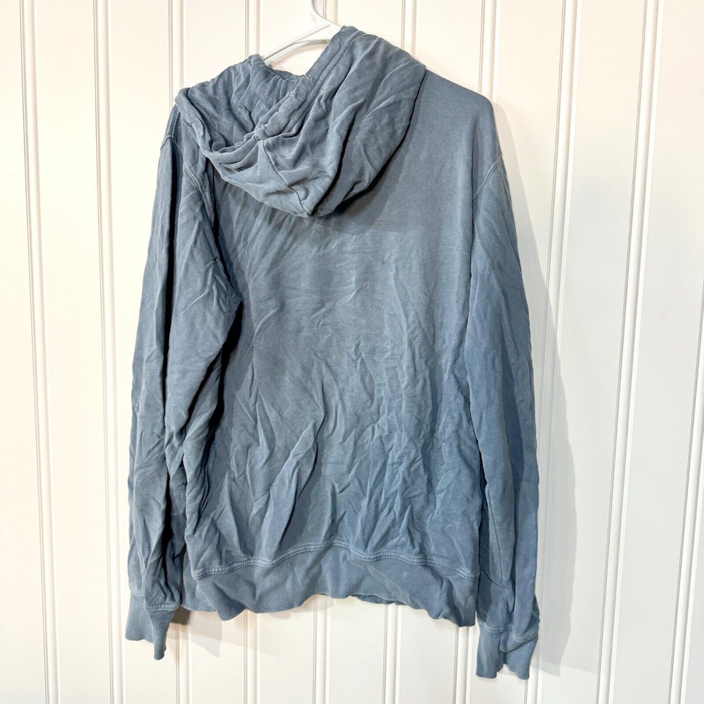 The North Face Blue Long Sleeve Pocketed Hooded Sweater Size Medium