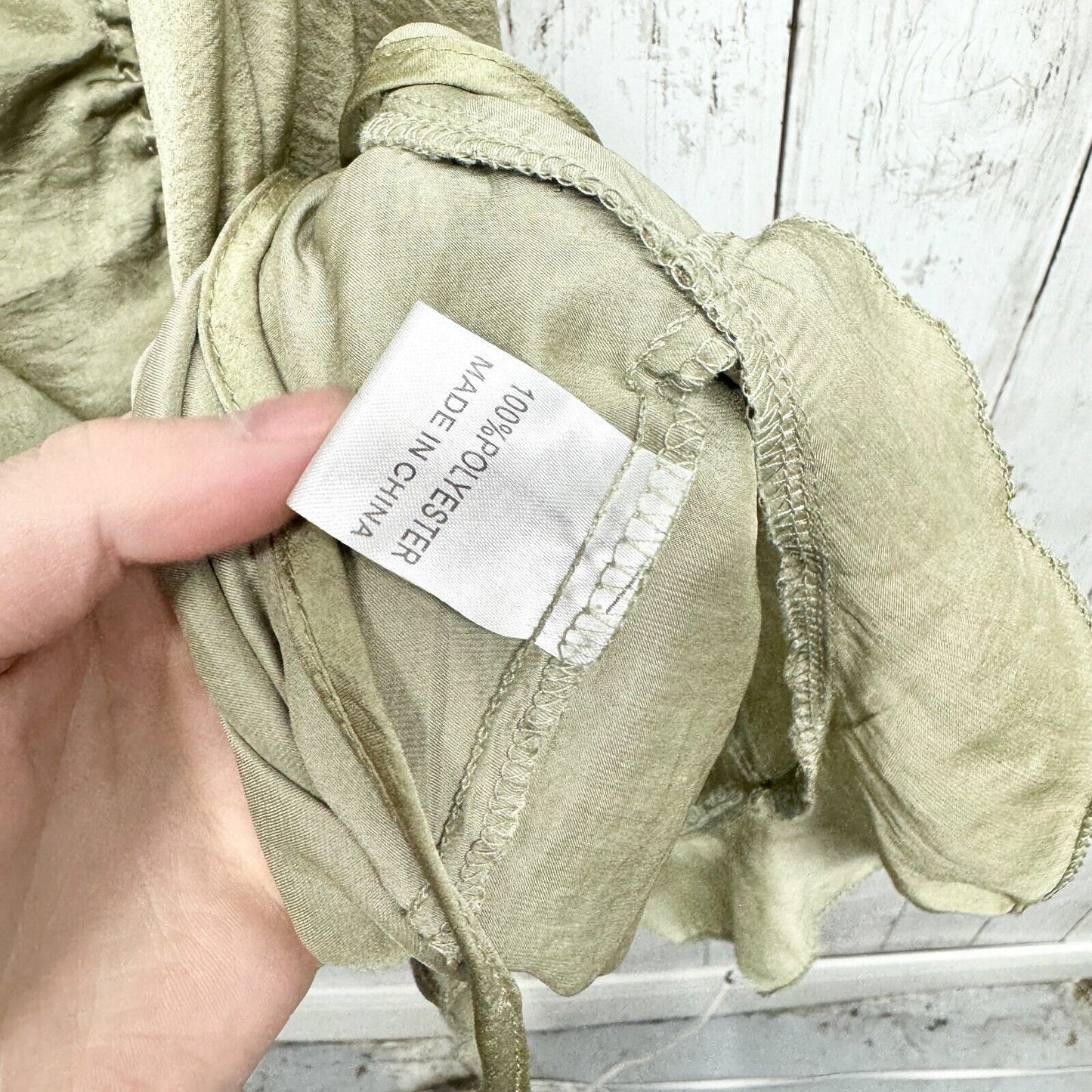 Princess Polly Dress Women Sz 6 Jada Mini Halter Neck Strapless Green Ruffled