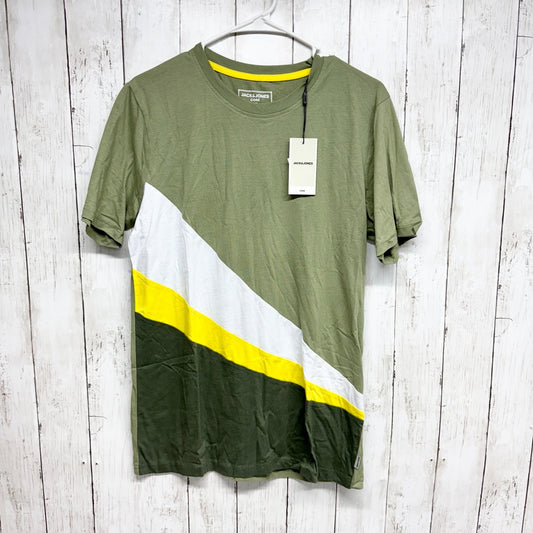 Jack & Jones Core Top Men Size Medium Crewneck Short Sleeve Casual Tee Shirt