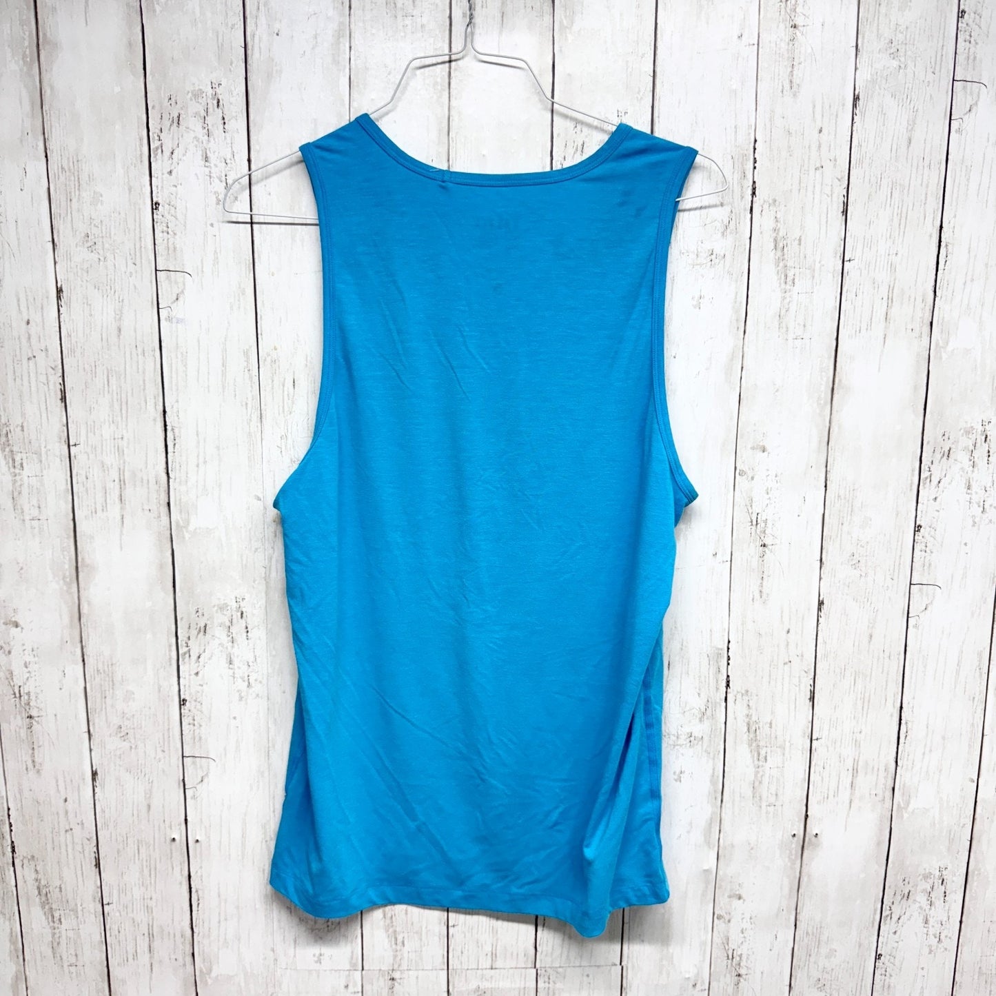 No Bull Shirt Women Size Atlantic Blue Scoop Neck Sleeveless Tank Top Athletic