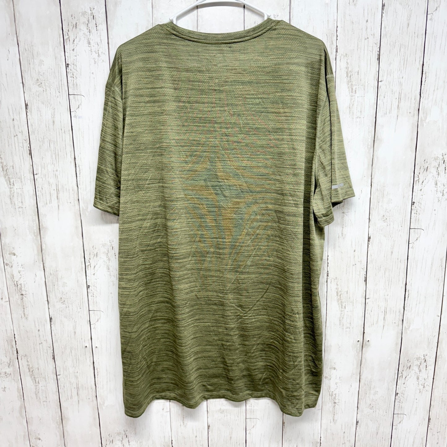 New DSG Top Men Size 2XL Army Green Crewneck Athletic Short Sleeve Tee Shirt