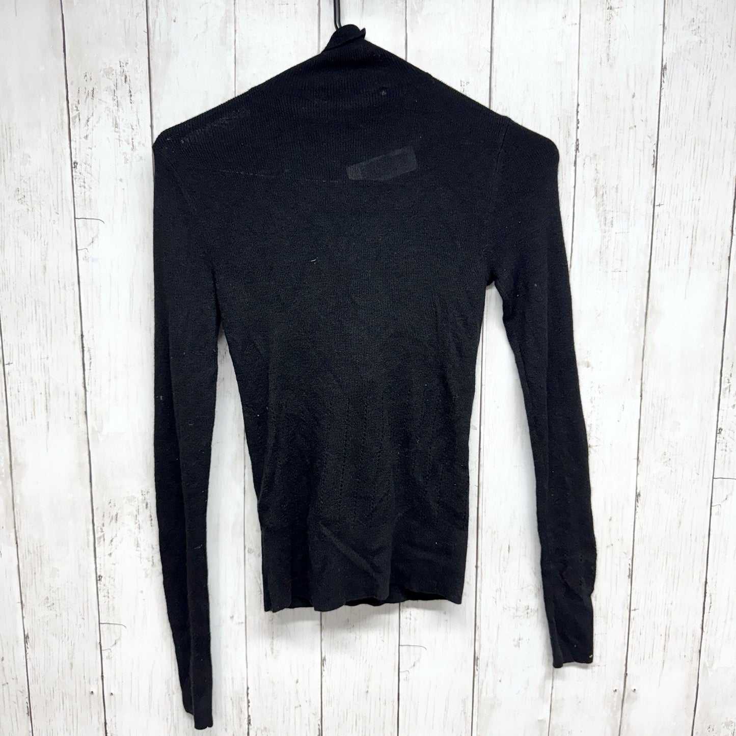 Twelfth Street by Cynthia Vincent Sweater Women Sz PS Ruffle Neck Long Sleeve