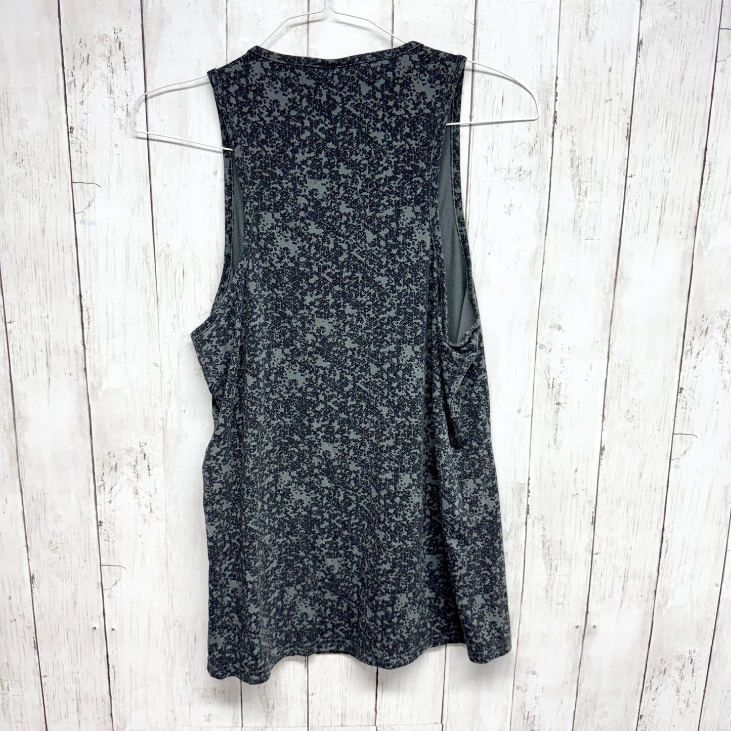Gymshark Dress Women Size Medium Black Gray Camo Print Seamless Sleeveless Mini