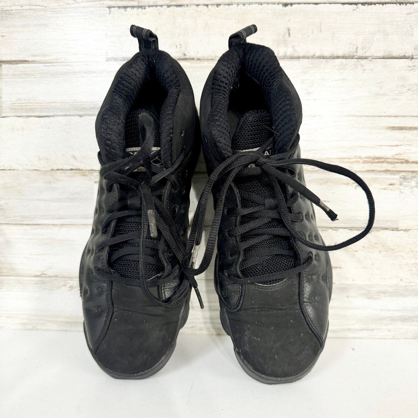 NIKE Sneakers Youth Size 7Y Air Jordan 820273-001 Black Basketball Shoes