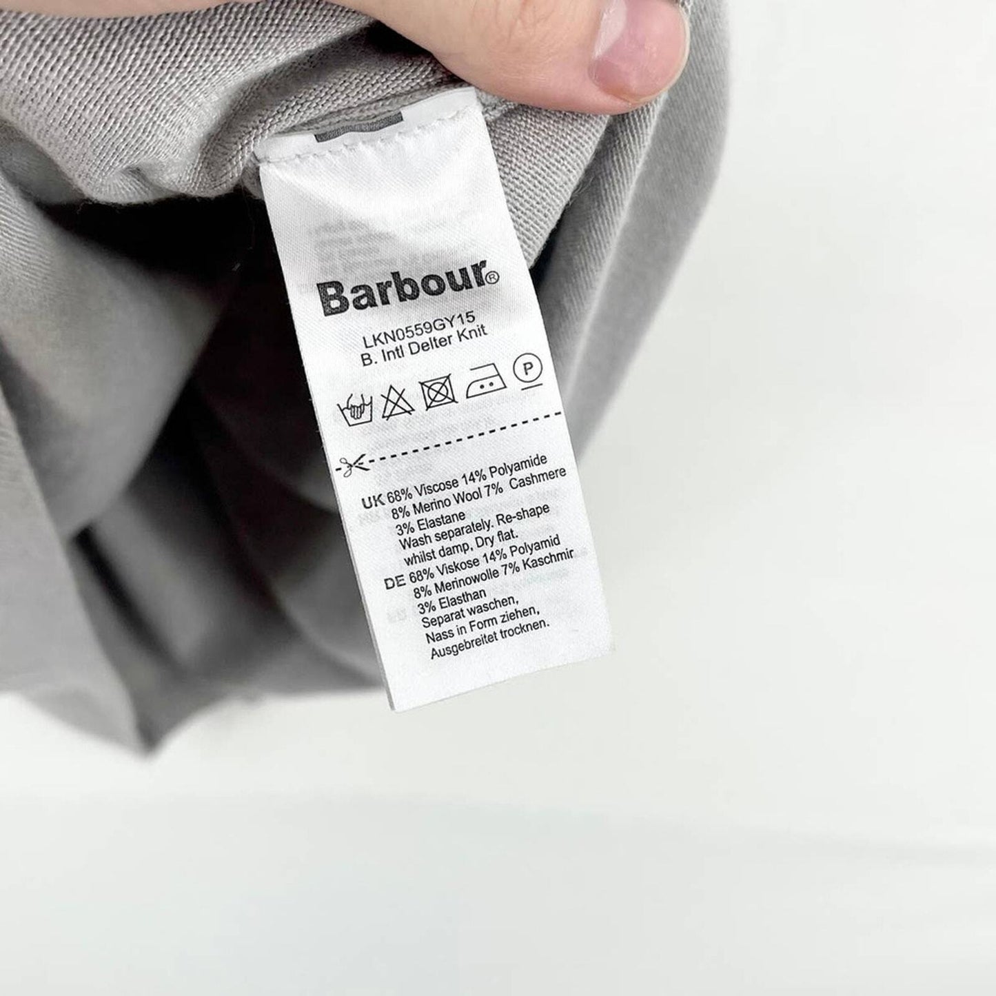 Barbour Merino Wool Long Sleeve Comfort Knit Light Sweater Size 10