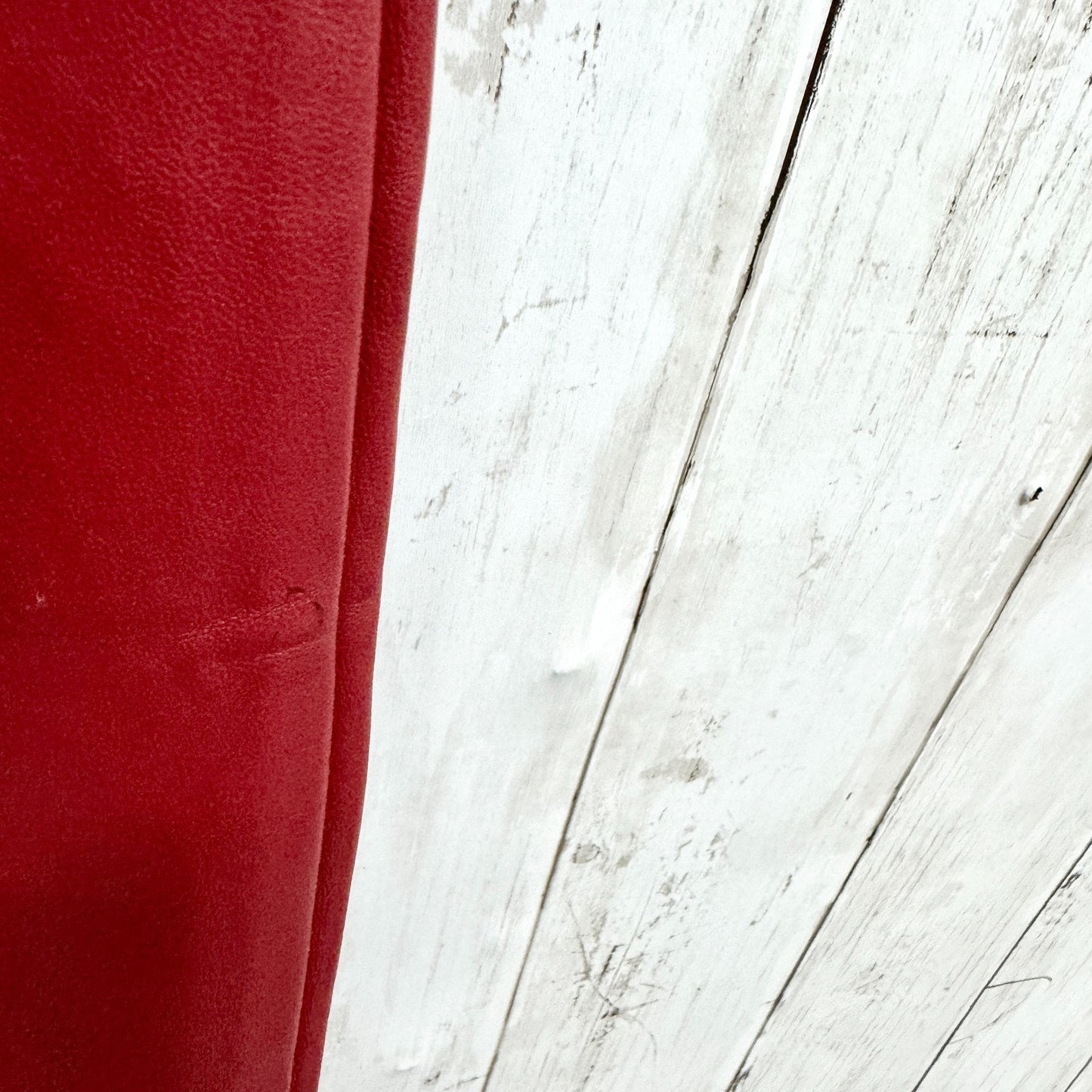 Zara Pants Women Size Small Red Faux Leather High Rise Skinny Zip Fly Pockets