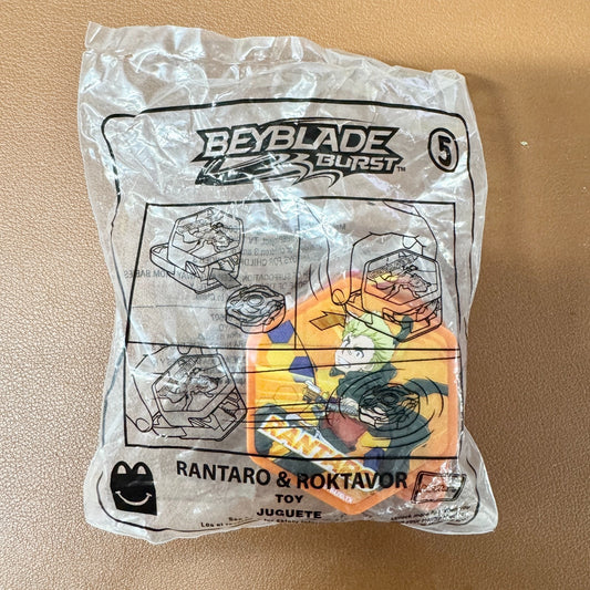 McDonalds Happy Meal Toy 2020 Hasbro Beyblade Burst Rantaro & Roktavor Toy 3+