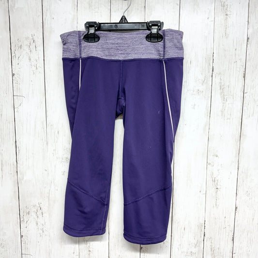 LULULEMON Legging Women Size 4 Capris High Waisted Excel Crop Concord Grape