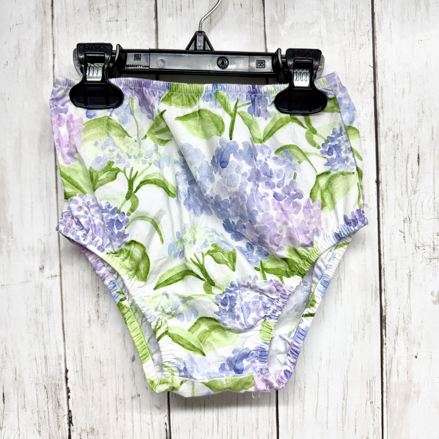 Hill House Bloomer Baby One Size Nap Bloomer Blue Hydrangea Cotton Purple NWOT