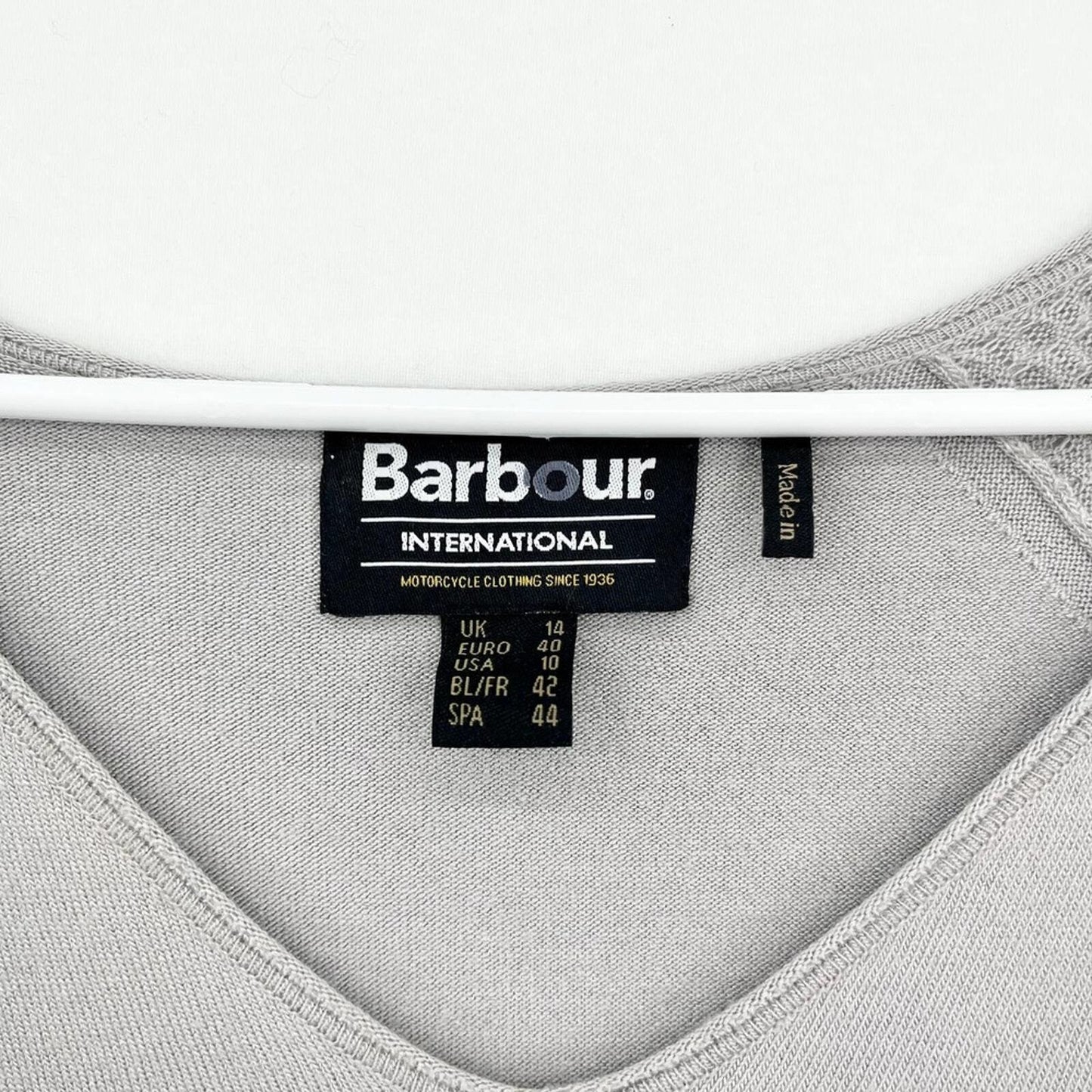 Barbour Merino Wool Long Sleeve Comfort Knit Light Sweater Size 10