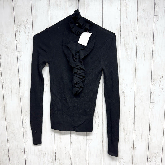 Twelfth Street by Cynthia Vincent Sweater Women Sz PS Ruffle Neck Long Sleeve