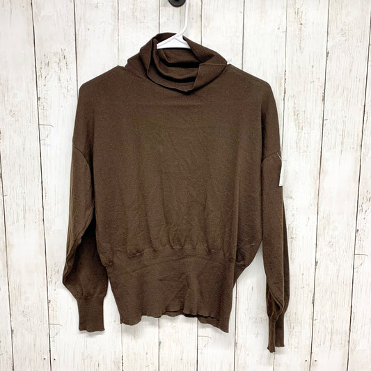 Escada Sweater Women Size 34 Long Sleeve Turtleneck Mocha Brown Casual Office